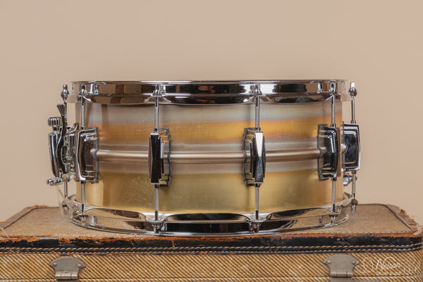 Ludwig LB464R 'Brass-Phonic' Raw - 6.5x14