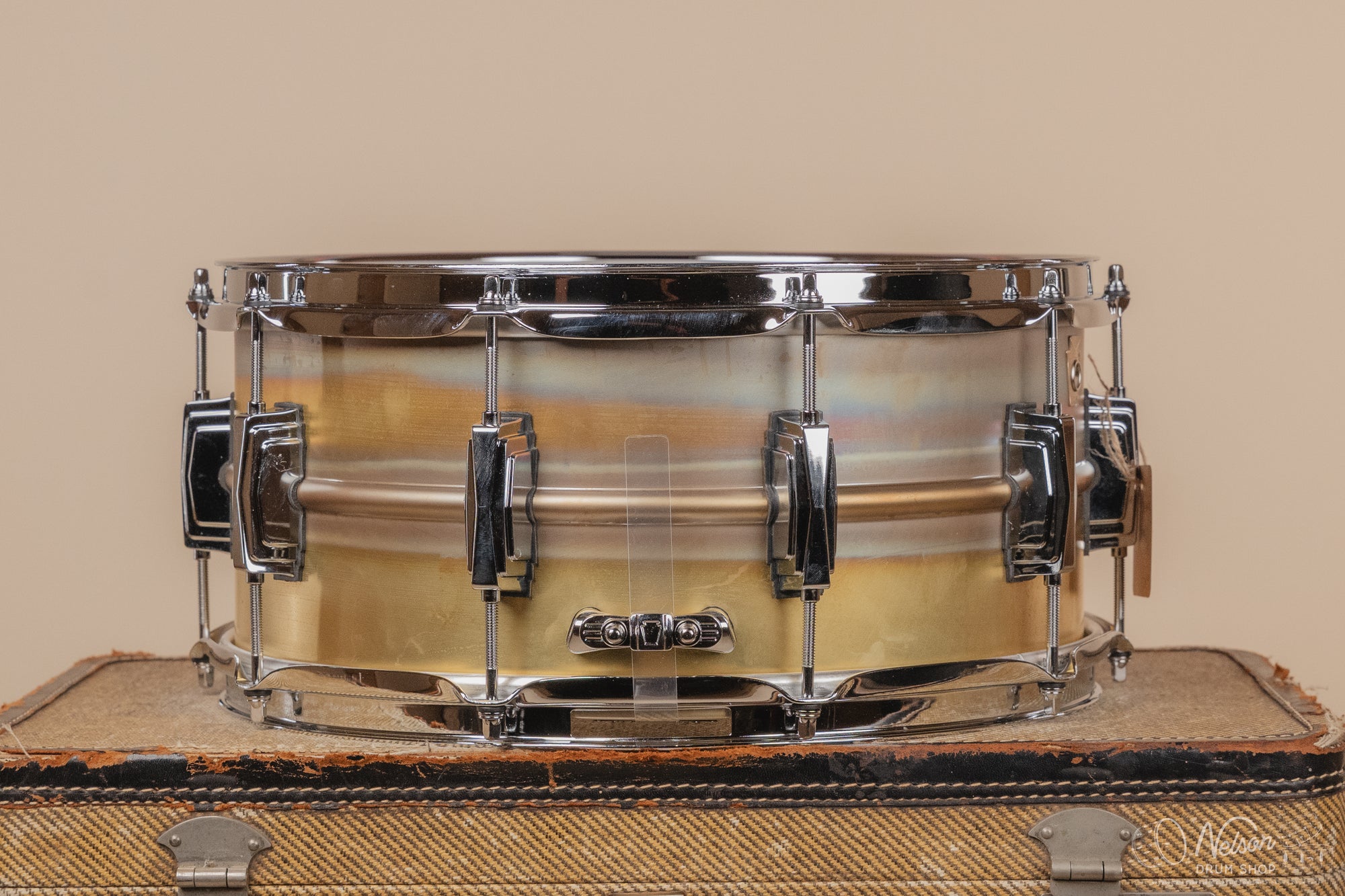 Ludwig LB464R 'Brass-Phonic' Raw - 6.5x14