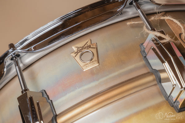 Ludwig LB464R 'Brass-Phonic' Raw - 6.5x14