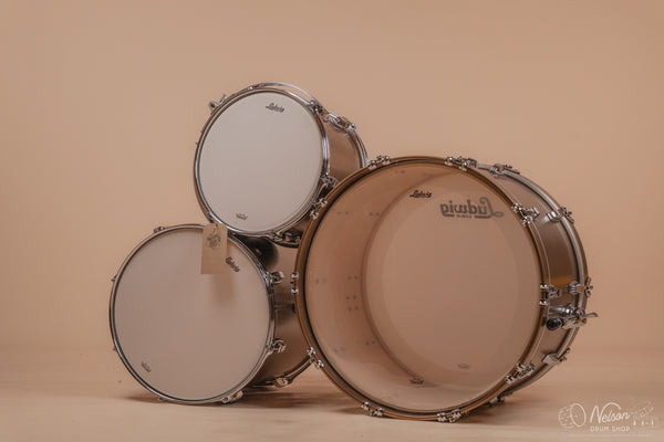 Ludwig Legacy Maple 'Fab' Outfit in Bronze Mist - 14x22, 16x16, 9x13