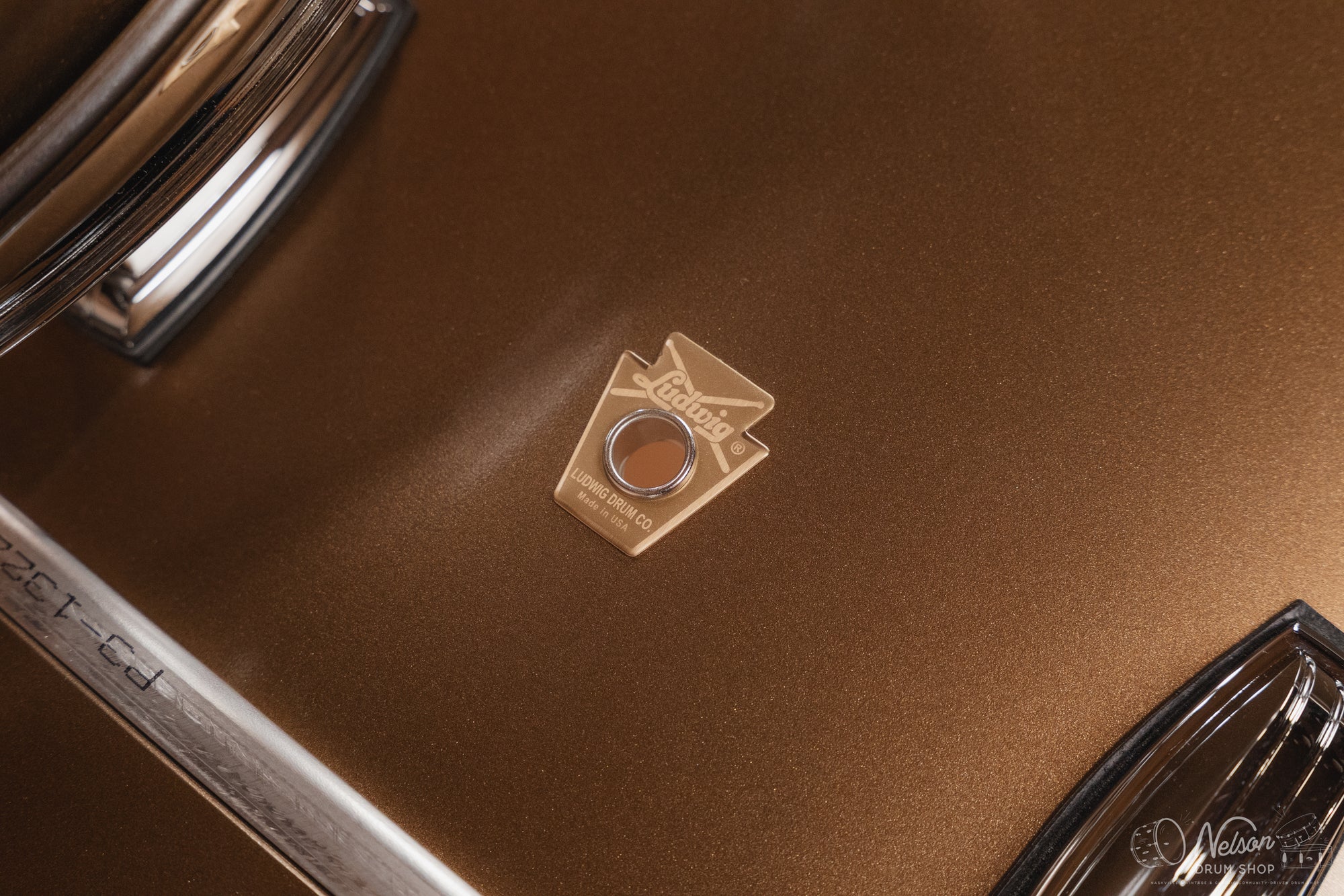 Ludwig Legacy Maple 'Fab' Outfit in Bronze Mist - 14x22, 16x16, 9x13