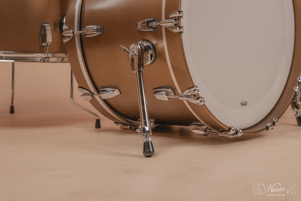 Ludwig Legacy Maple 'Fab' Outfit in Bronze Mist - 14x22, 16x16, 9x13