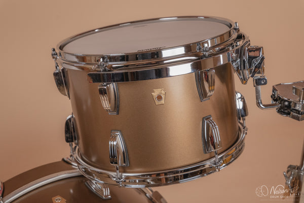 Ludwig Legacy Maple 'Fab' Outfit in Bronze Mist - 14x22, 16x16, 9x13