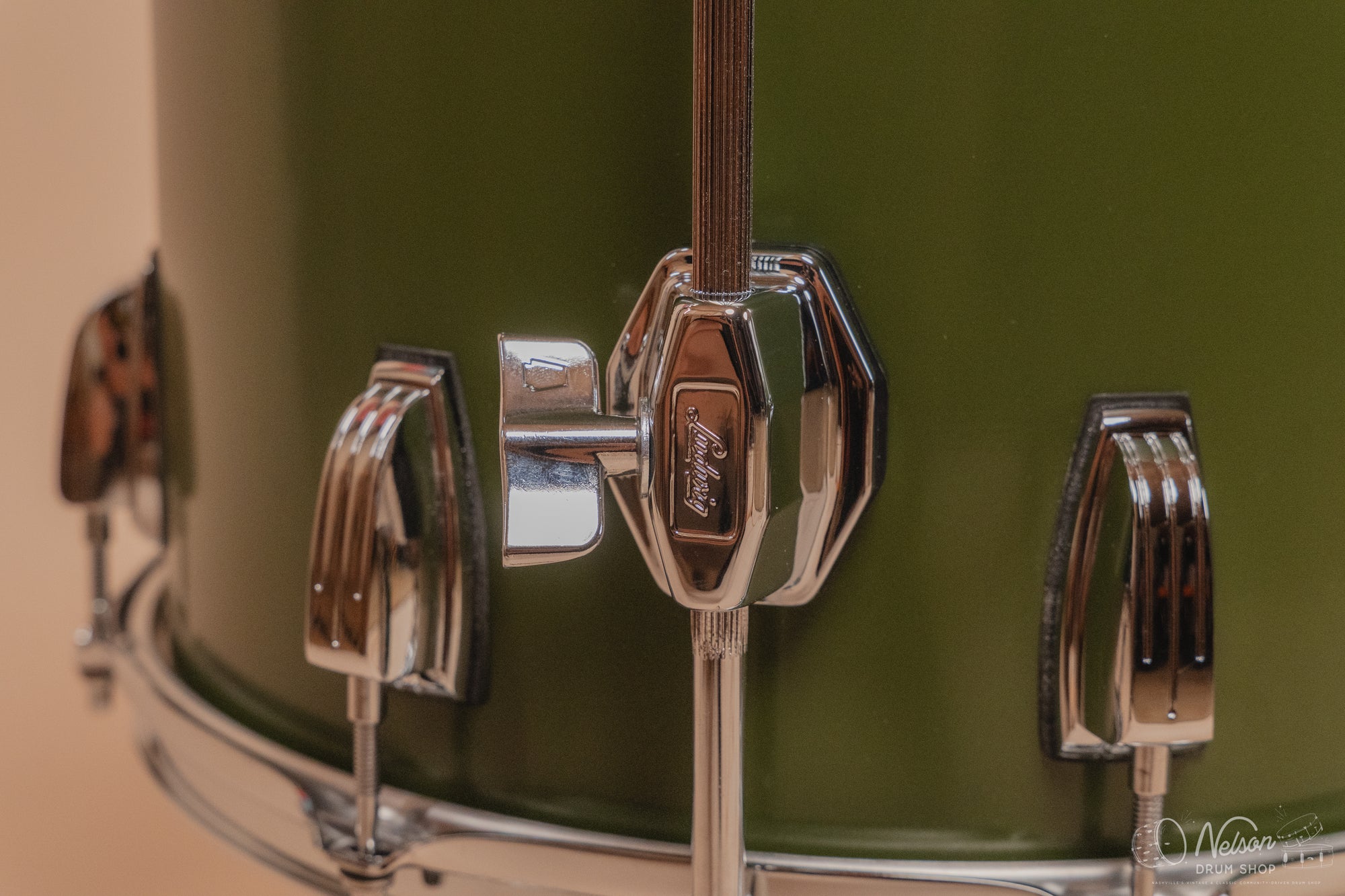 Ludwig Legacy Maple 'Jazzette' Outfit in Heritage Green - 14x18, 14x14, 8x12