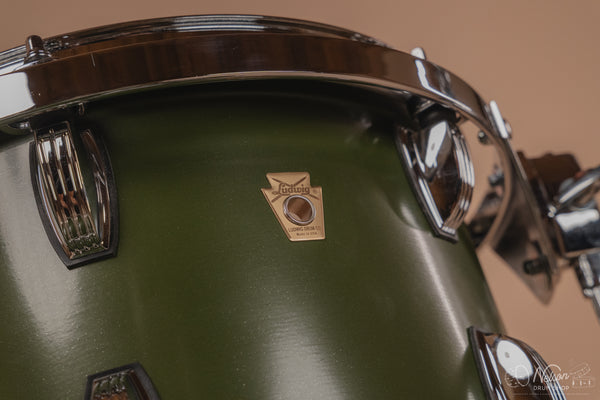 Ludwig Legacy Maple 'Jazzette' Outfit in Heritage Green - 14x18, 14x14, 8x12