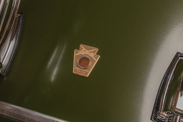Ludwig Legacy Maple 'Jazzette' Outfit in Heritage Green - 14x18, 14x14, 8x12