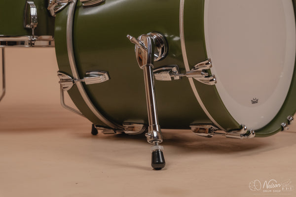 Ludwig Legacy Maple 'Jazzette' Outfit in Heritage Green - 14x18, 14x14, 8x12