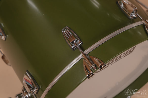 Ludwig Legacy Maple 'Jazzette' Outfit in Heritage Green - 14x18, 14x14, 8x12