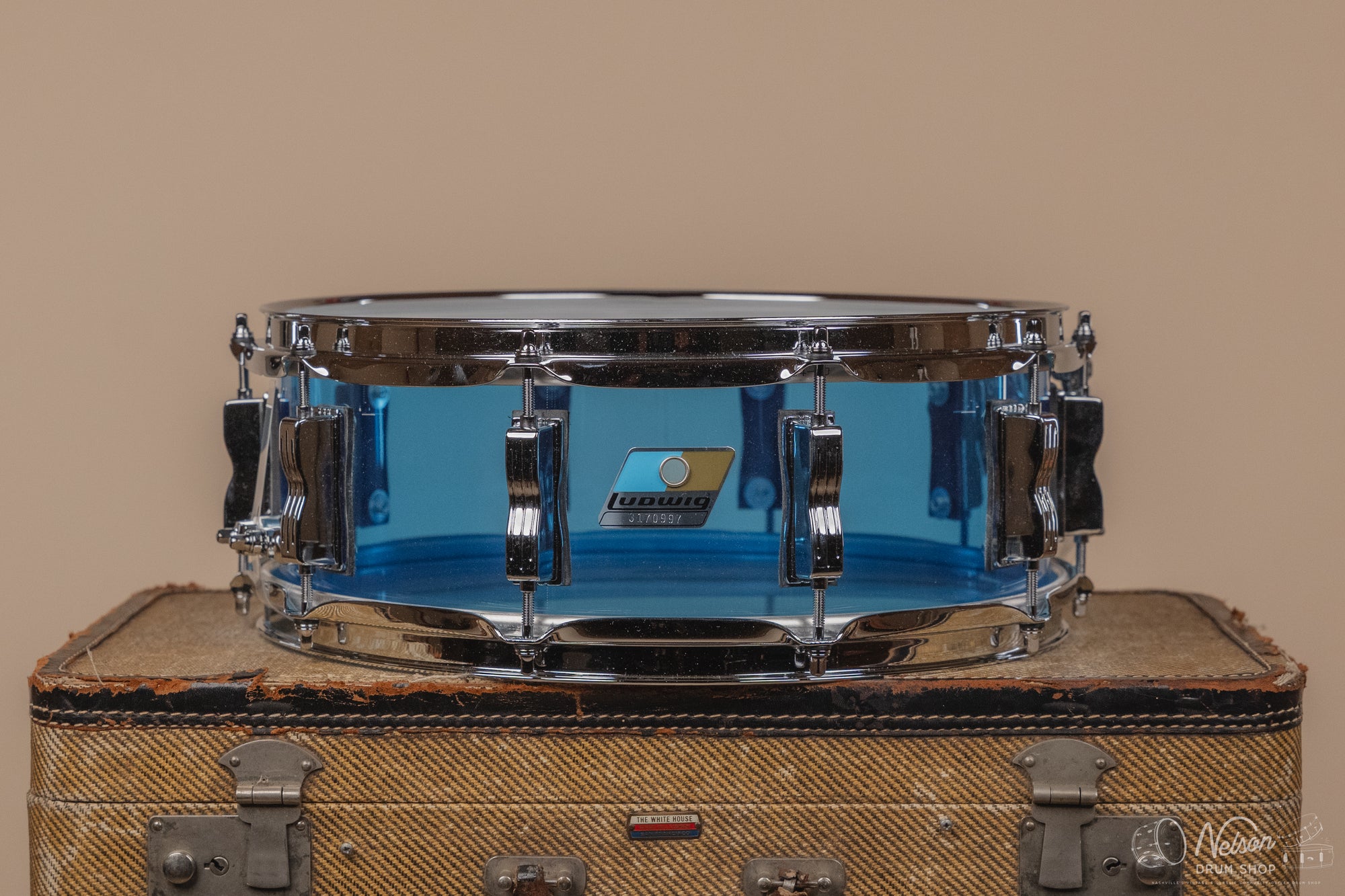 Ludwig Vistalite Reissue in Blue - 5x14