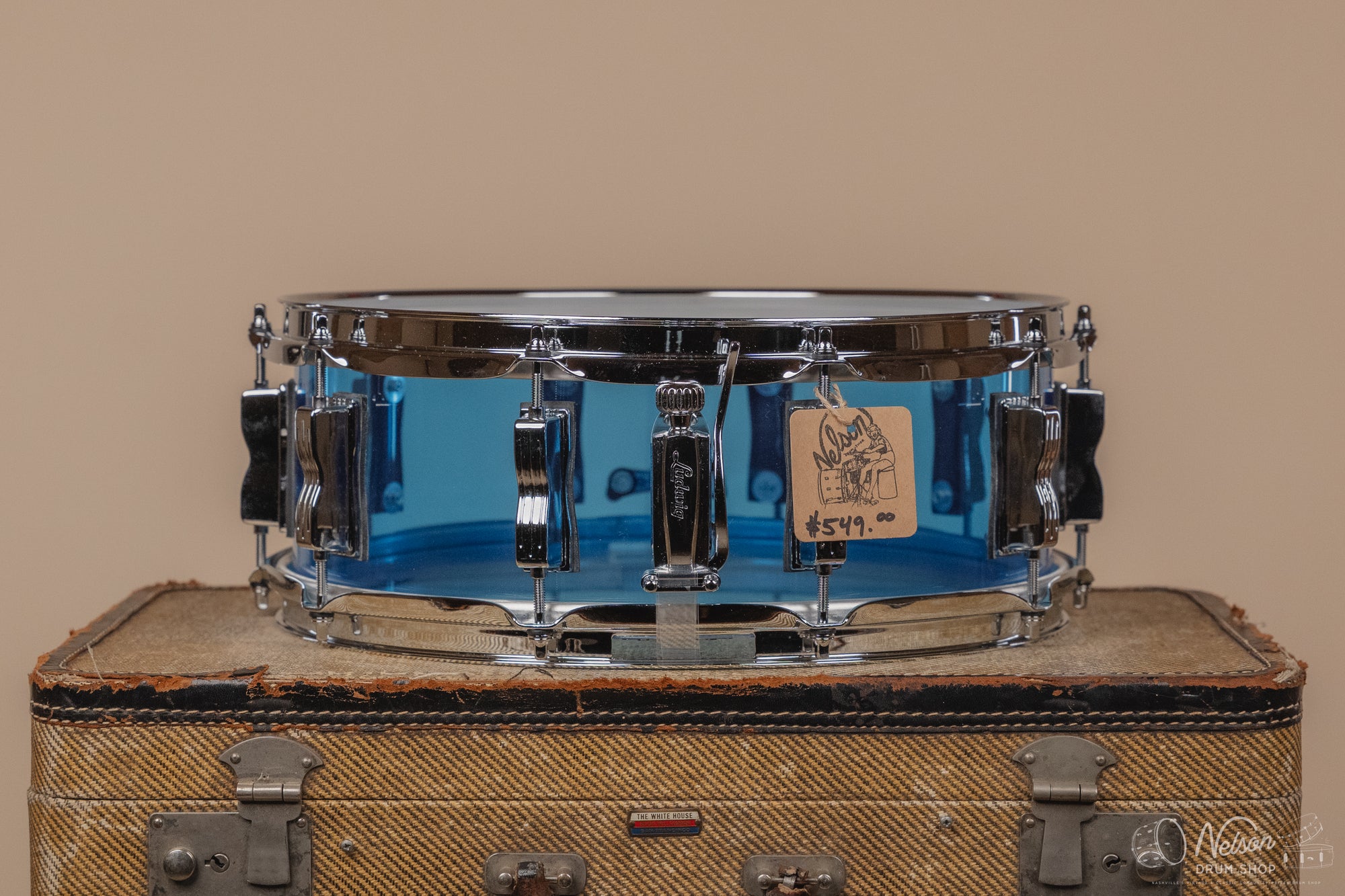 Ludwig Vistalite Reissue in Blue - 5x14