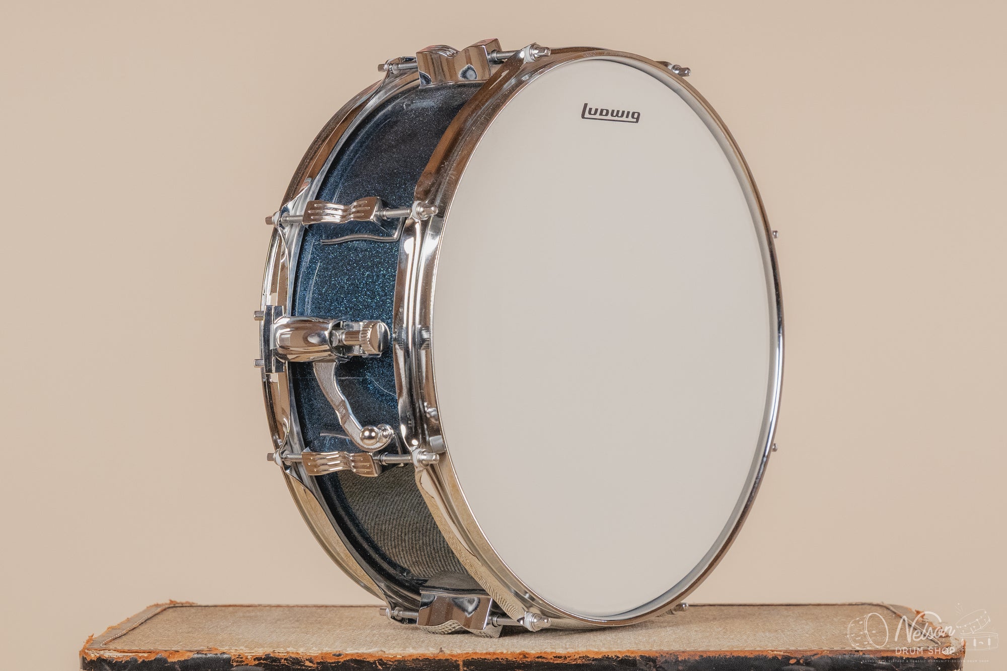 Ludwig 'Breakbeats' by Questlove in Deep Blue Sparkle - 14x16, 13x13, 7x10, 5x14sn