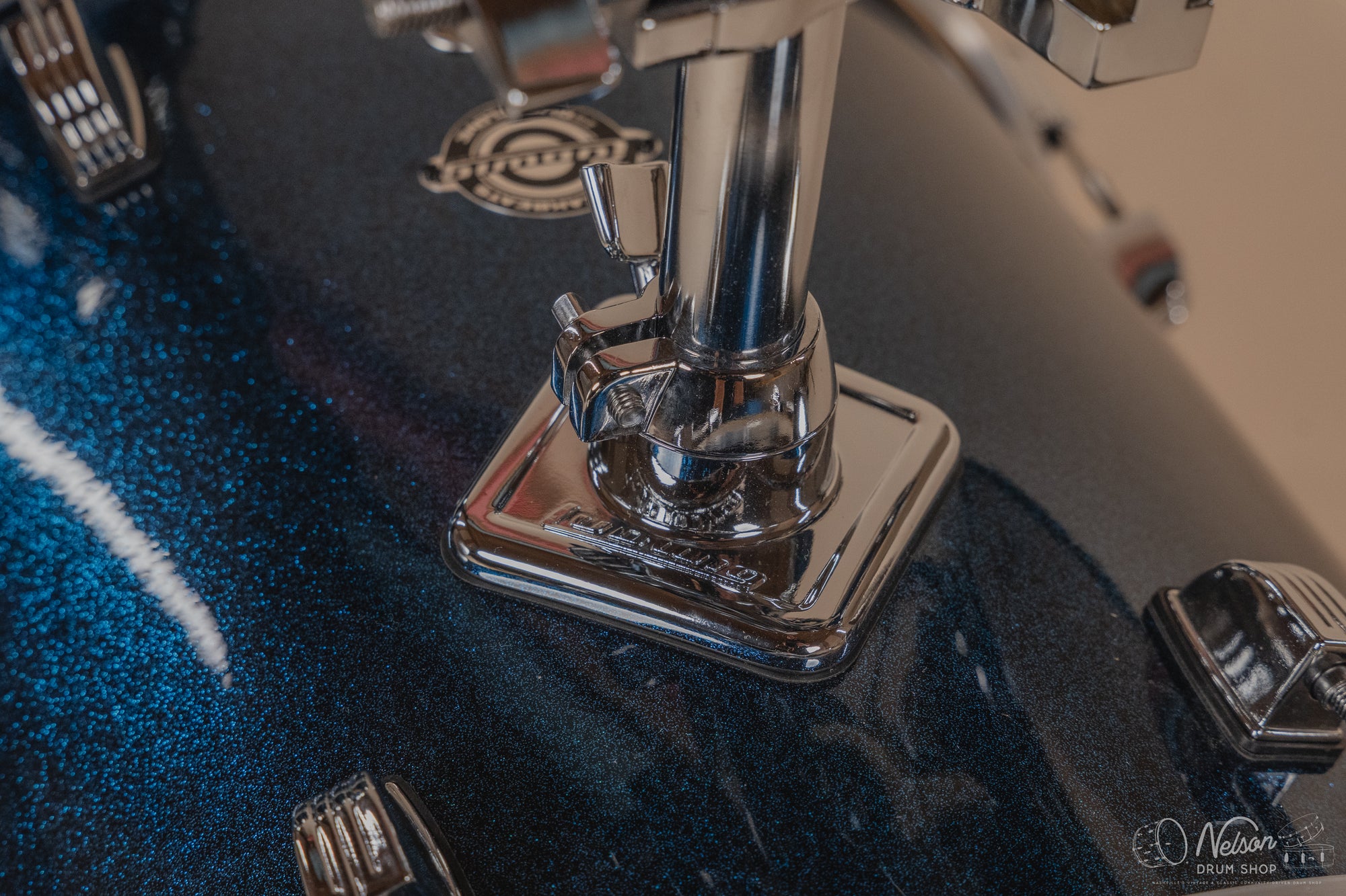 Ludwig 'Breakbeats' by Questlove in Deep Blue Sparkle - 14x16, 13x13, 7x10, 5x14sn