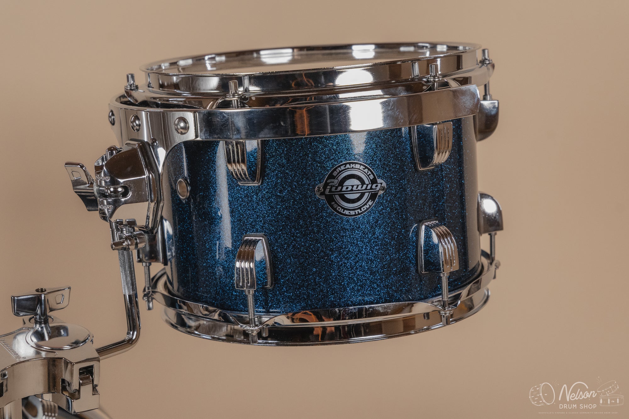 Ludwig 'Breakbeats' by Questlove in Deep Blue Sparkle - 14x16, 13x13, 7x10, 5x14sn