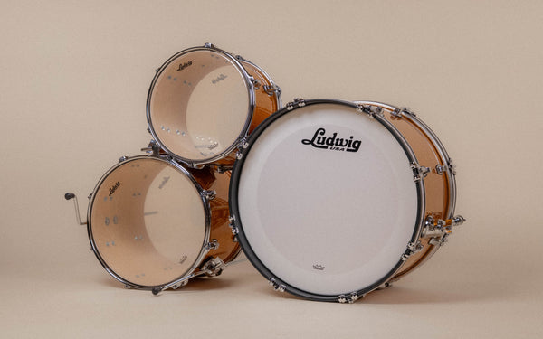 Ludwig Classic Maple - Custom Outfit in Gold Sparkle - 12x20, 12x14, 8x12