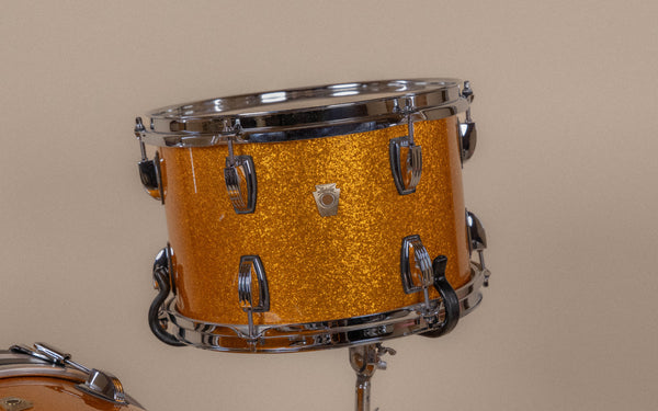 Ludwig Classic Maple - Custom Outfit in Gold Sparkle - 12x20, 12x14, 8x12