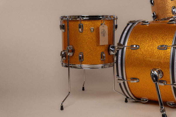 Ludwig Classic Maple - Custom Outfit in Gold Sparkle - 12x20, 12x14, 8x12