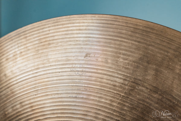 Used 70's A Zildjian Hand Crash Cymbal - 18"