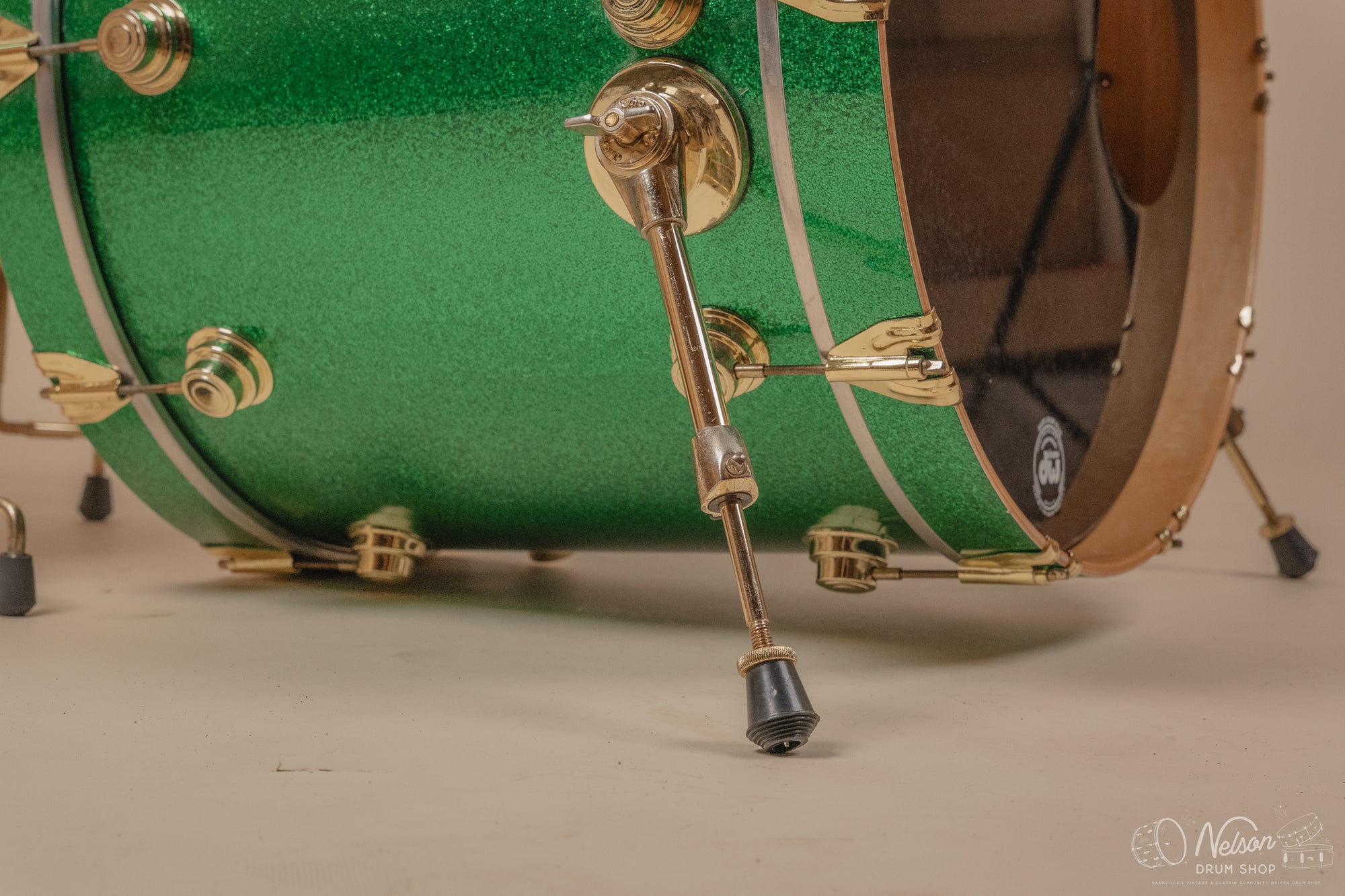 Used 1997 DW Collector's Series Maple in Green Sparkle - 18x22, 14x16, 10x12, 9x10