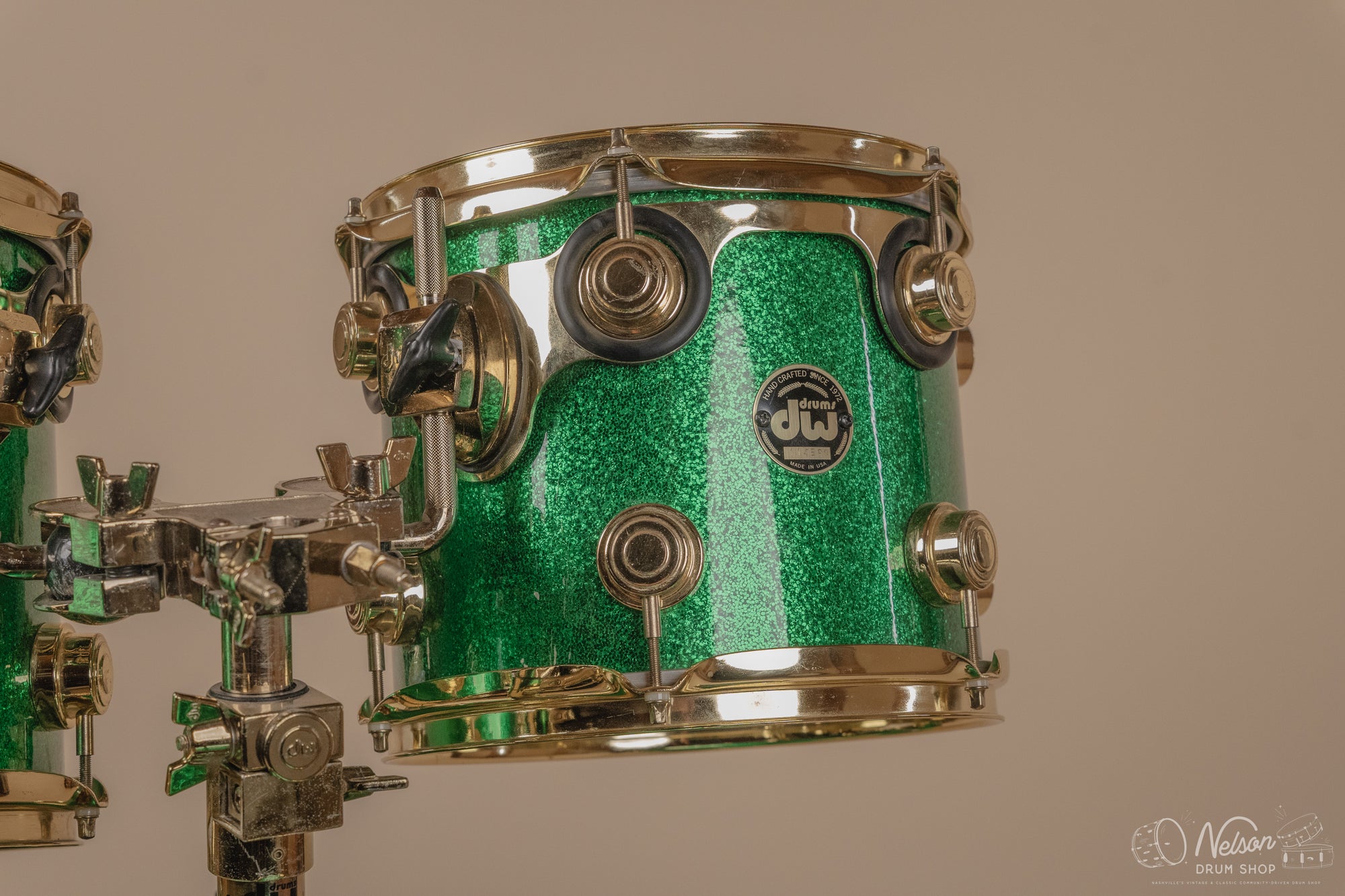 Used 1997 DW Collector's Series Maple in Green Sparkle - 18x22, 14x16, 10x12, 9x10