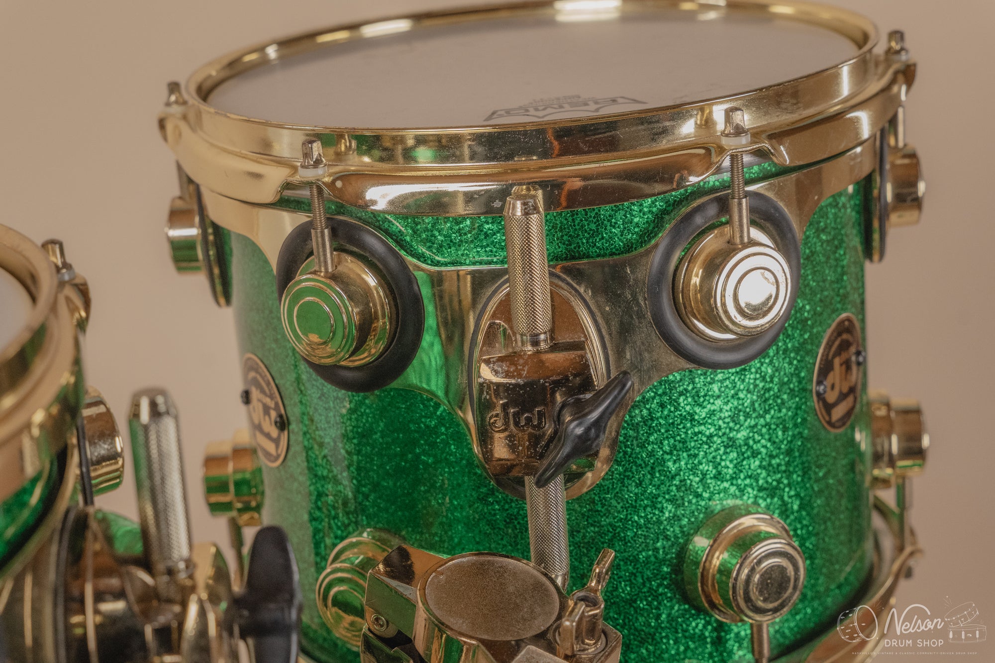 Used 1997 DW Collector's Series Maple in Green Sparkle - 18x22, 14x16, 10x12, 9x10