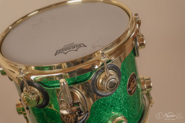 Used 1997 DW Collector's Series Maple in Green Sparkle - 18x22, 14x16, 10x12, 9x10