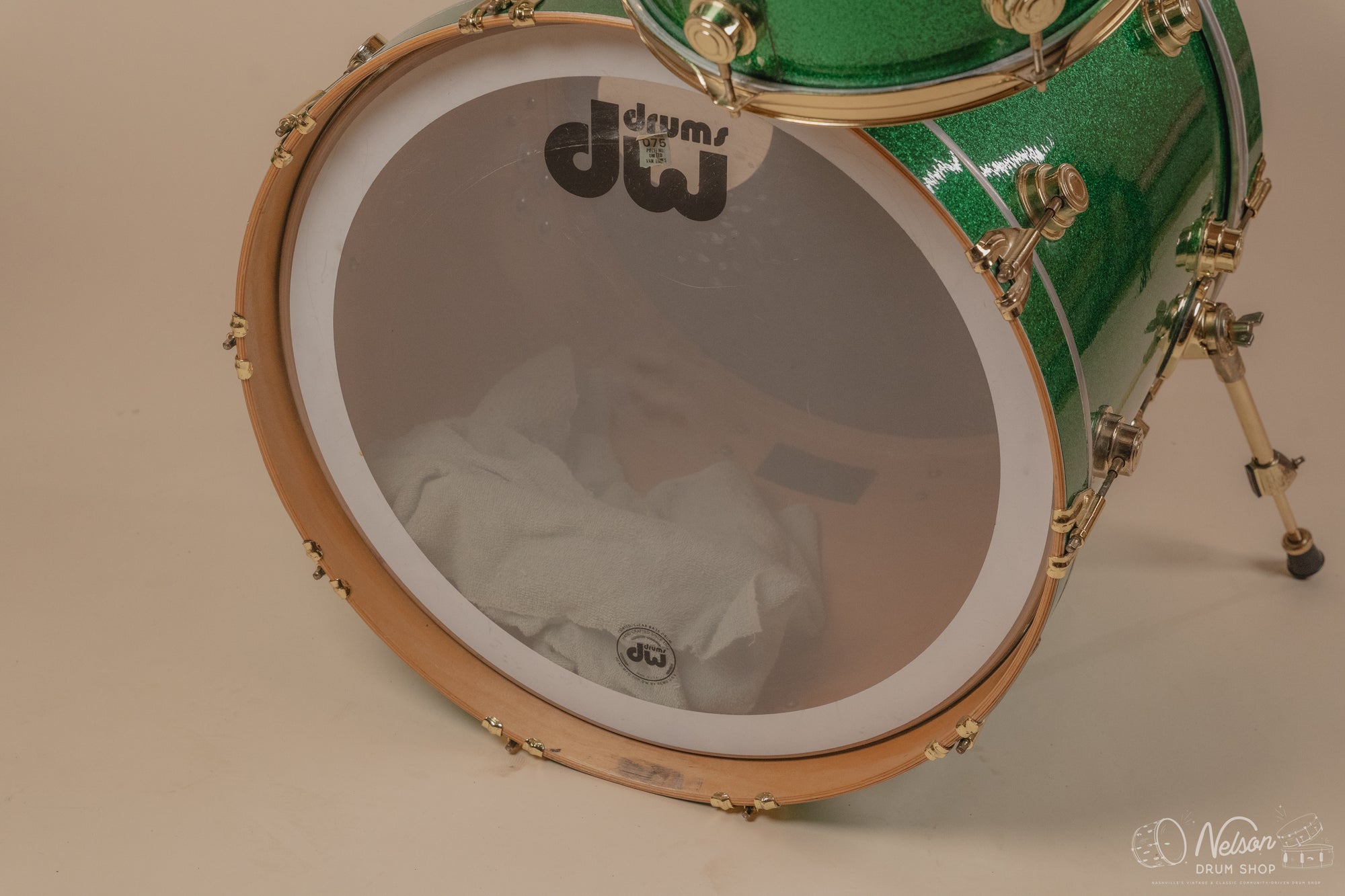 Used 1997 DW Collector's Series Maple in Green Sparkle - 18x22, 14x16, 10x12, 9x10