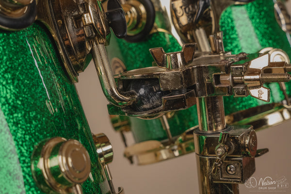 Used 1997 DW Collector's Series Maple in Green Sparkle - 18x22, 14x16, 10x12, 9x10