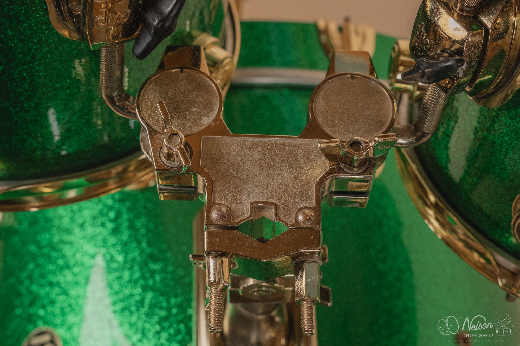 Used 1997 DW Collector's Series Maple in Green Sparkle - 18x22, 14x16, 10x12, 9x10