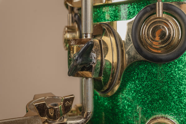 Used 1997 DW Collector's Series Maple in Green Sparkle - 18x22, 14x16, 10x12, 9x10