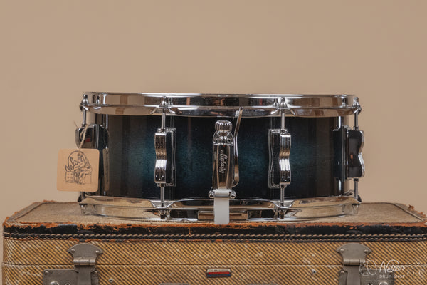 Used Ludwig Legacy Maple in Aqua Burst Lacquer - 5x14