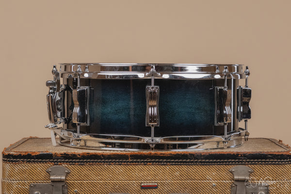 Used Ludwig Legacy Maple in Aqua Burst Lacquer - 5x14