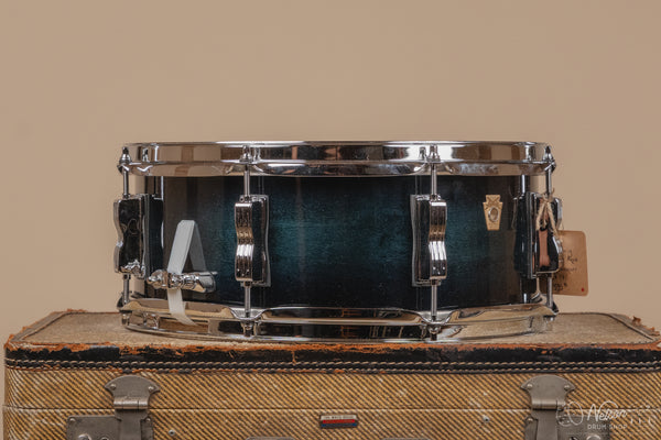 Used Ludwig Legacy Maple in Aqua Burst Lacquer - 5x14