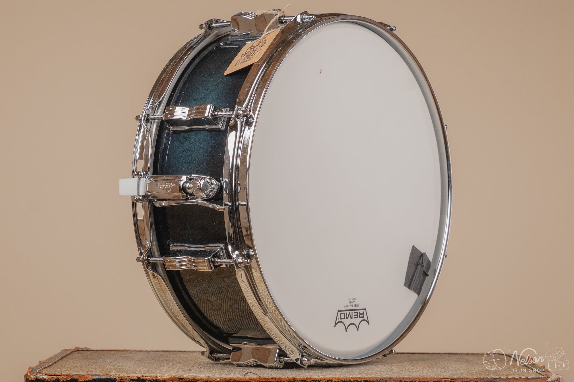 Used Ludwig Legacy Maple in Aqua Burst Lacquer - 5x14