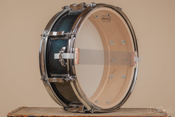 Used Ludwig Legacy Maple in Aqua Burst Lacquer - 5x14