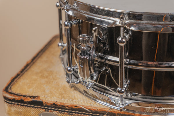 Used Ludwig Universal Black Brass - 6.5x14