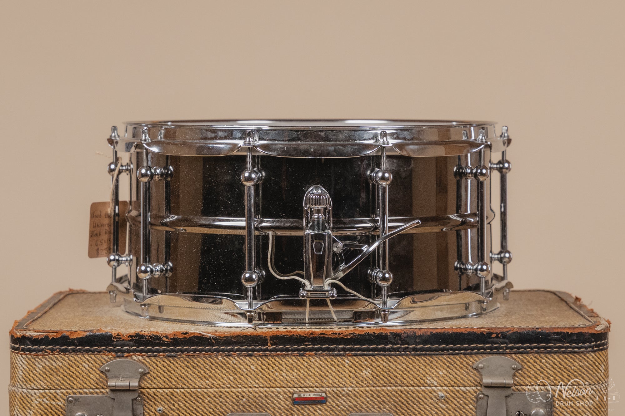 Used Ludwig Universal Black Brass - 6.5x14