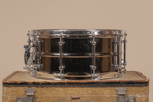 Used Ludwig Universal Black Brass - 6.5x14