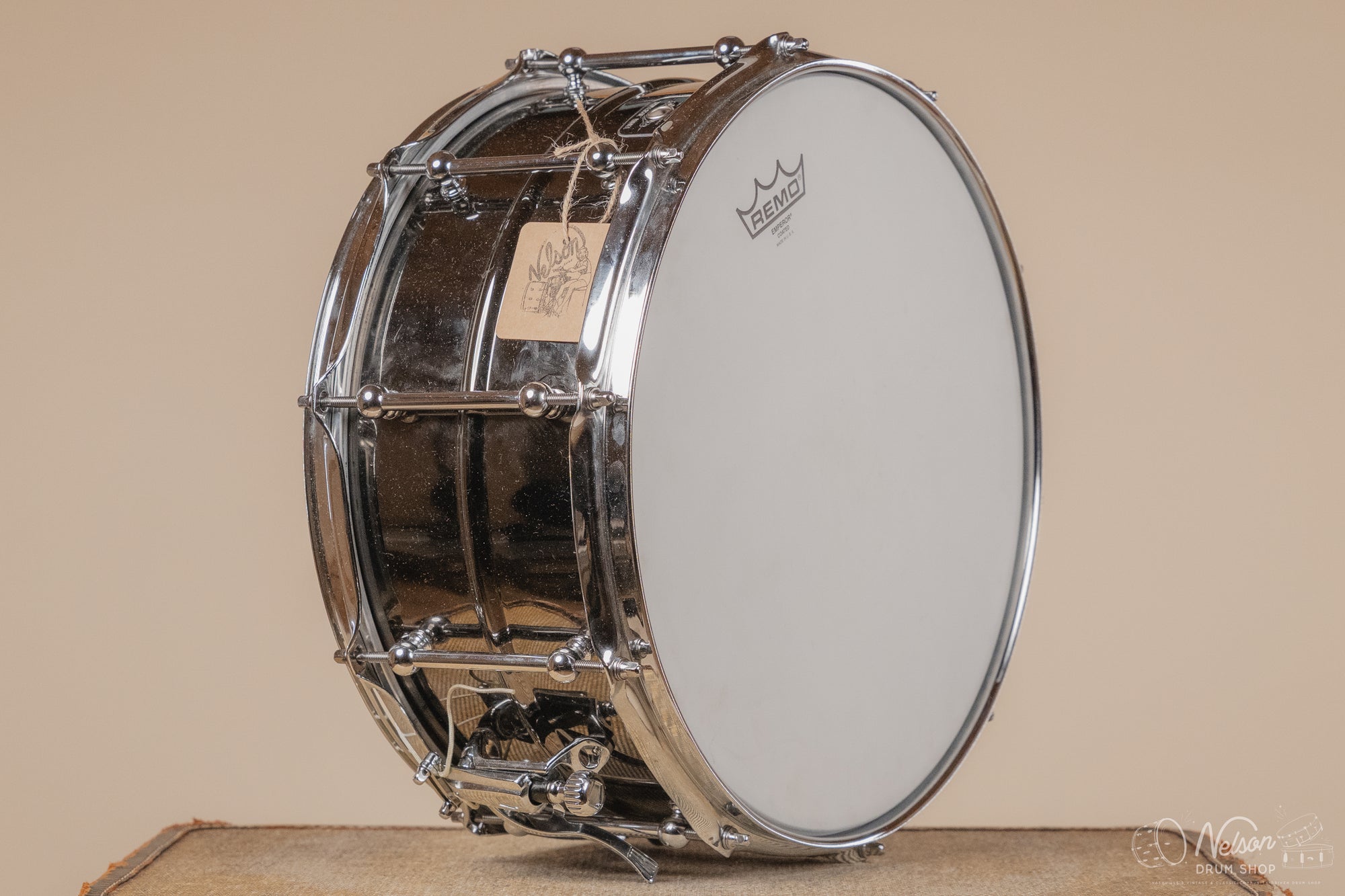 Used Ludwig Universal Black Brass - 6.5x14