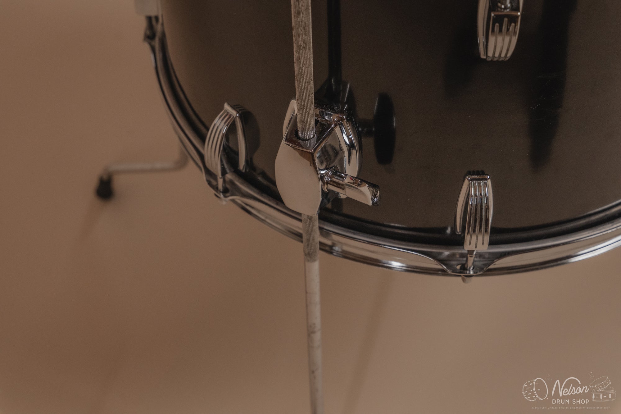 Used Ludwig 'Rocker' in Black - 14x22, 10x16, 8x12