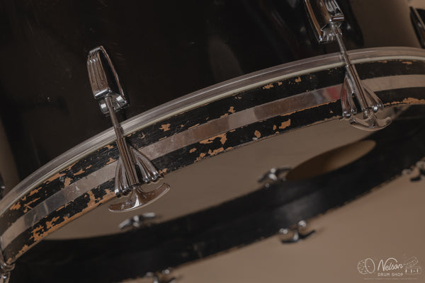 Used Ludwig 'Rocker' in Black - 14x22, 10x16, 8x12