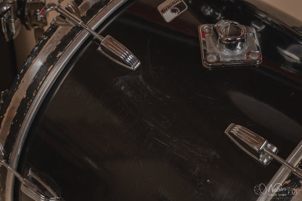 Used Ludwig 'Rocker' in Black - 14x22, 10x16, 8x12