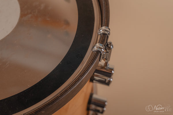 Used PDP Concept Maple in Natural Stain w/Walnut Stain Hoops - 14x24, 16x18, 16x16, 9x13