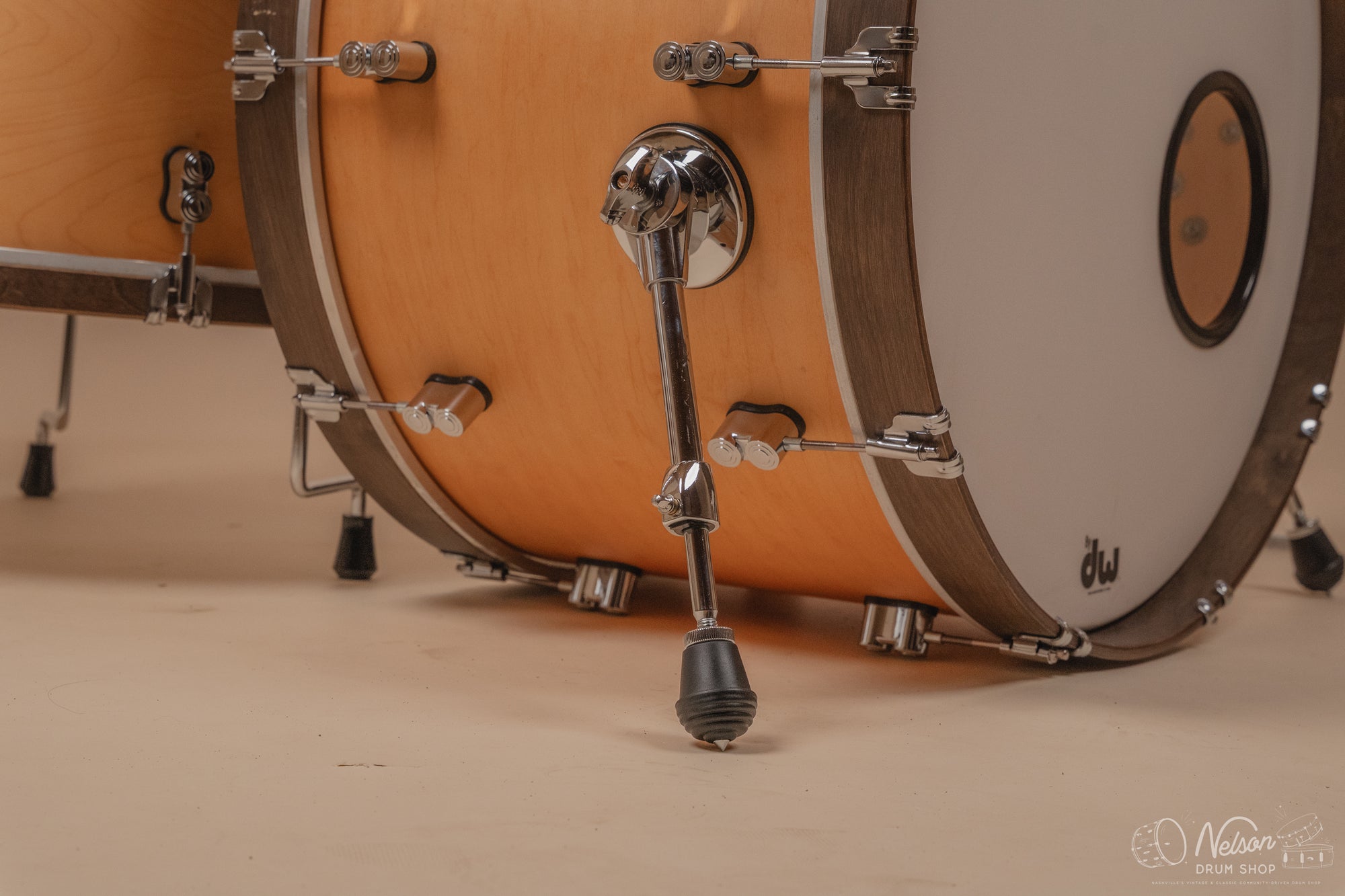Used PDP Concept Maple in Natural Stain w/Walnut Stain Hoops - 14x24, 16x18, 16x16, 9x13