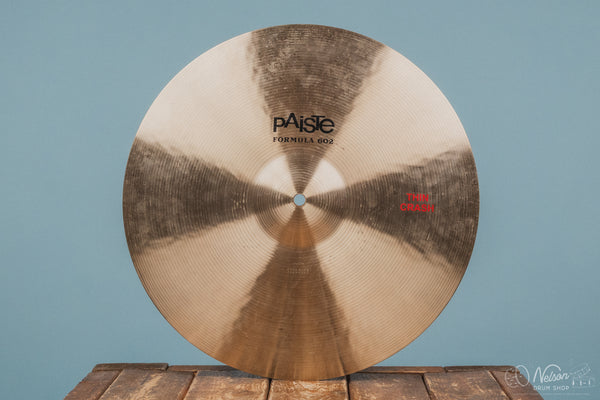 Used Paiste 602 Classic Thin Crash - 16"
