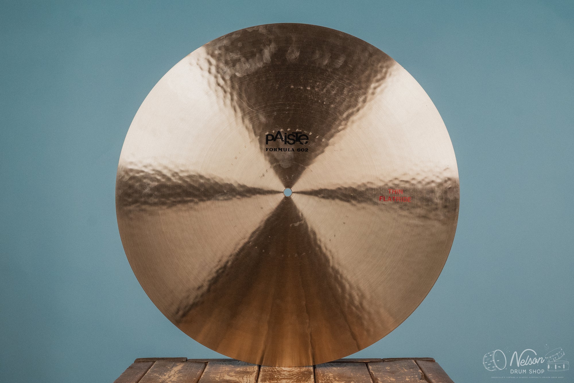 Used Paiste Formula 602 Thin Flat Ride - 22"