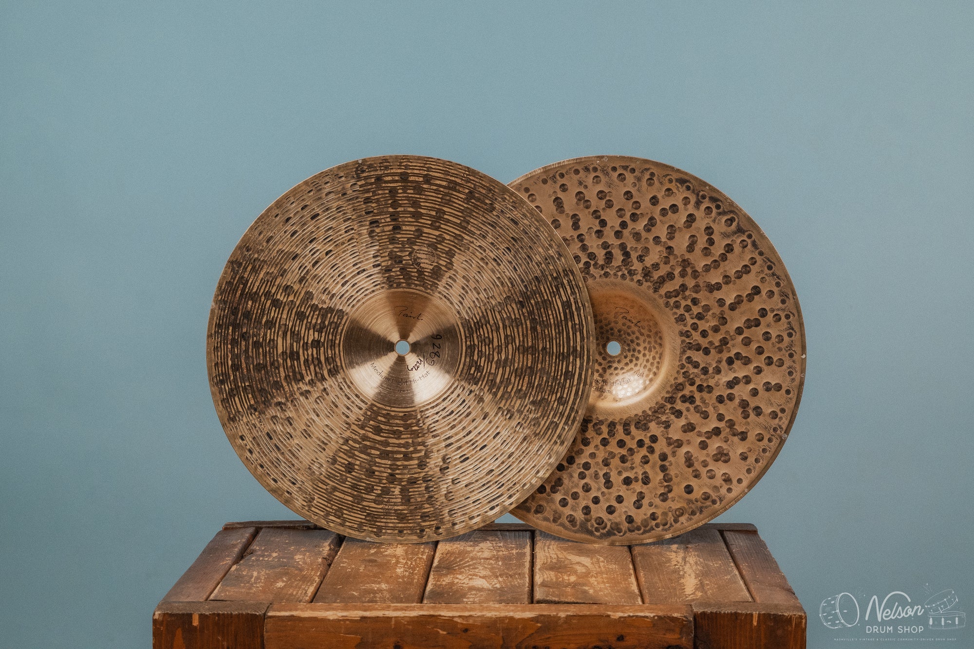 Used Paiste Signature Traditionals Medium Light Hi Hats - 14"
