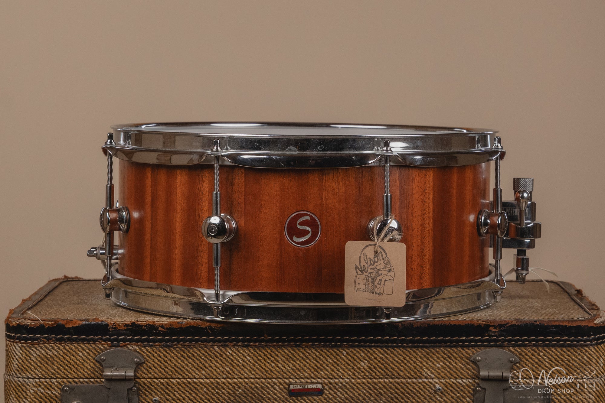 Used Sugar Percussion Mahogany Stave - 6x14