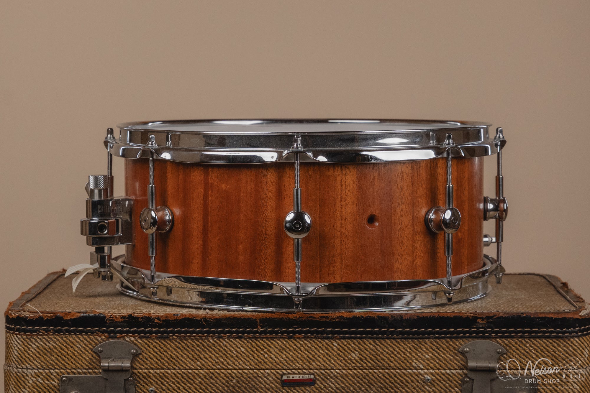 Used Sugar Percussion Mahogany Stave - 6x14