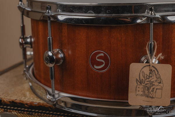 Used Sugar Percussion Mahogany Stave - 6x14