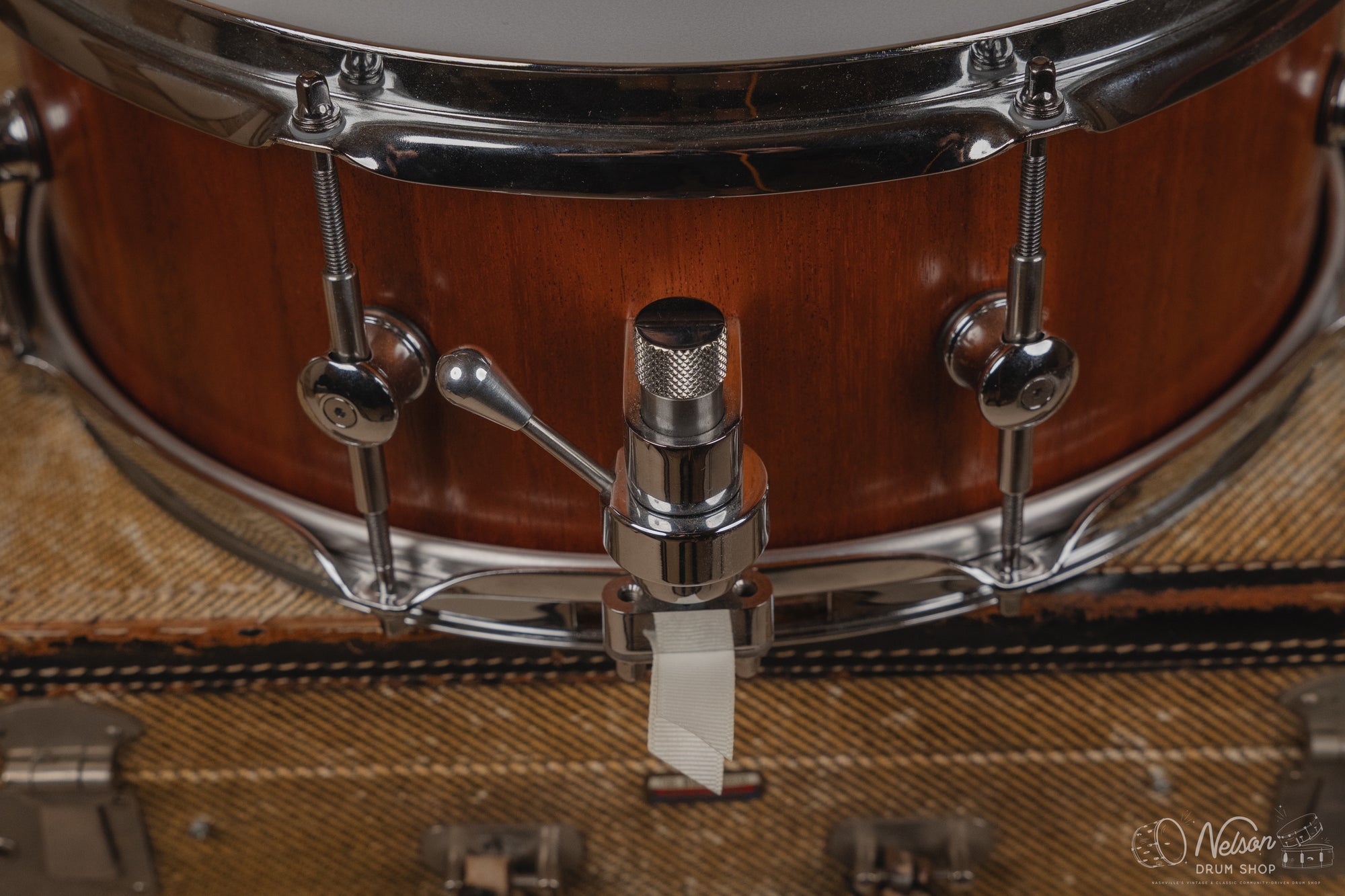 Used Sugar Percussion Mahogany Stave - 6x14